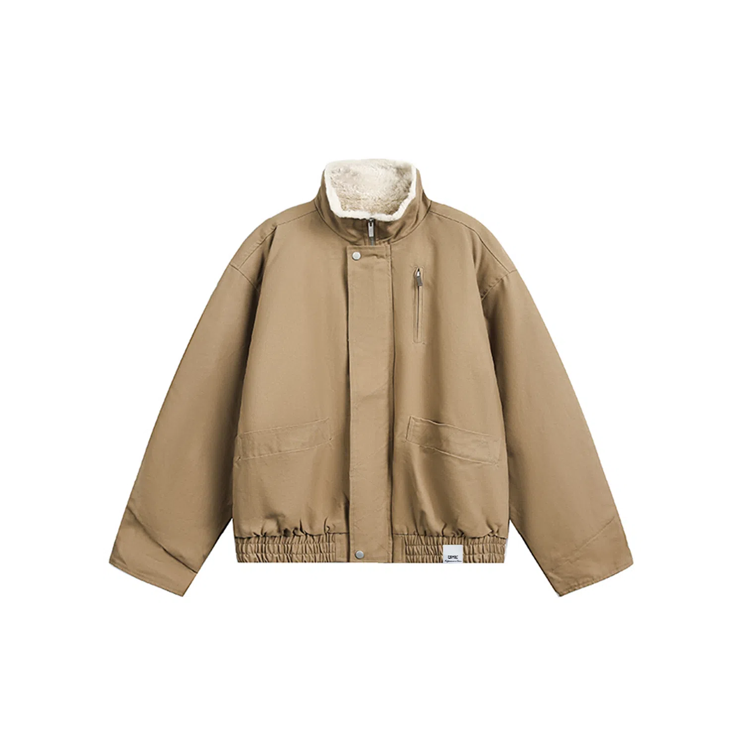 【dme】 日系复古潮流时尚宽松立领保暖加绒棉衣外套男冬款休闲设计中性工装棉服夹克 男女同款