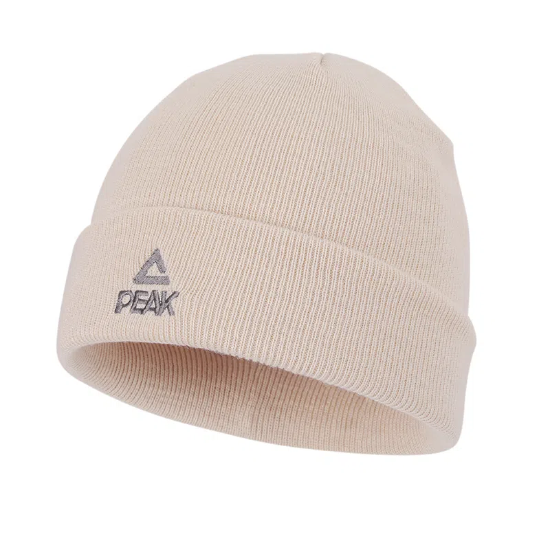 匹克 舒适佩戴百搭宽松大头围纯色宽松针织 腈纶 绒线帽 男女同款情侣款