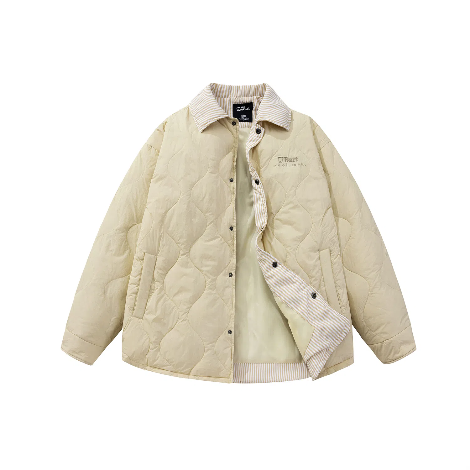 The Simpsons College Stripe Down Jacket