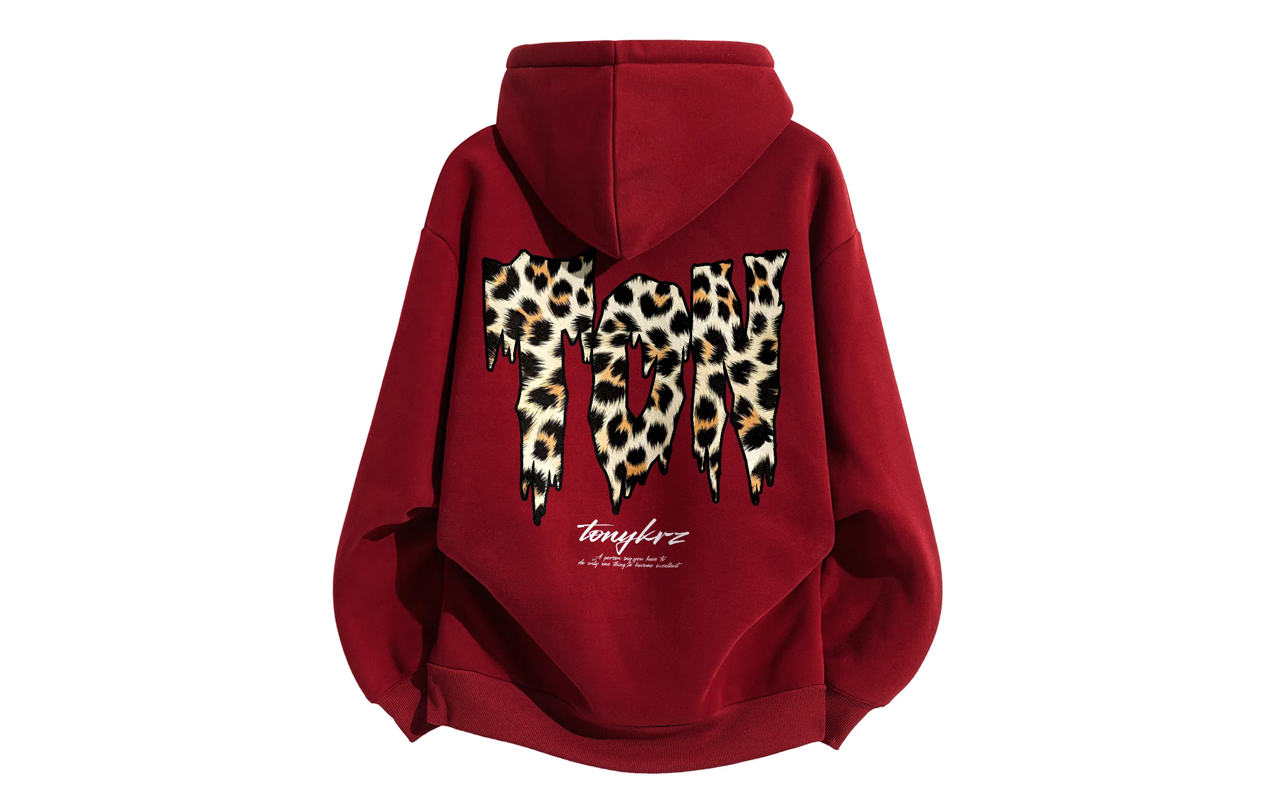 TONYKRZ Leopard Logo Hoodie