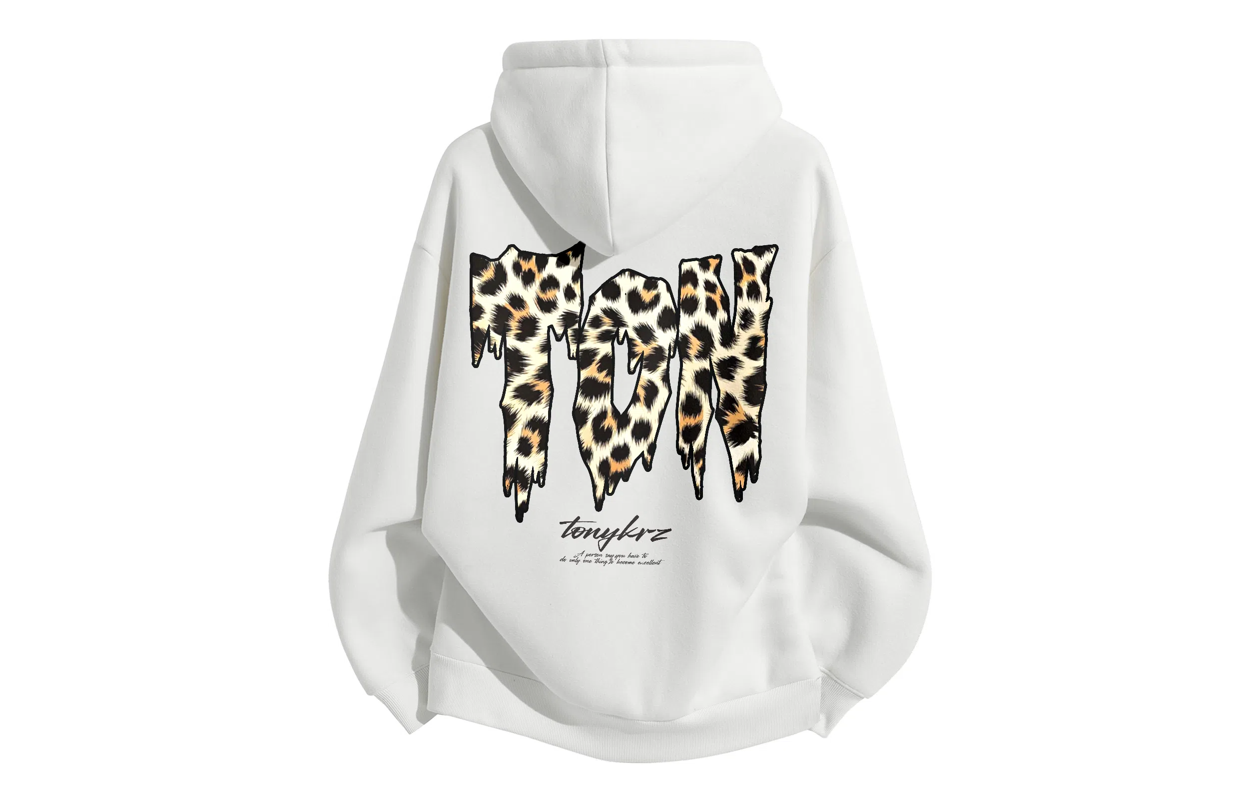 TONYKRZ Leopard Logo Hoodie