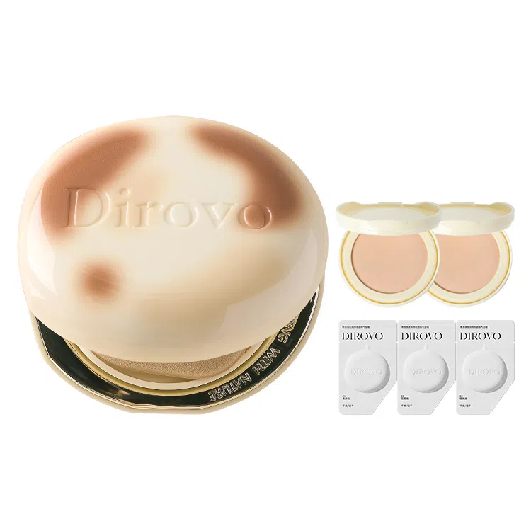 蒂洛薇 麻薯系列遮瑕持久气垫 干皮混合皮 清透奶油肌不卡粉不脱妆清透防水彩妆自然