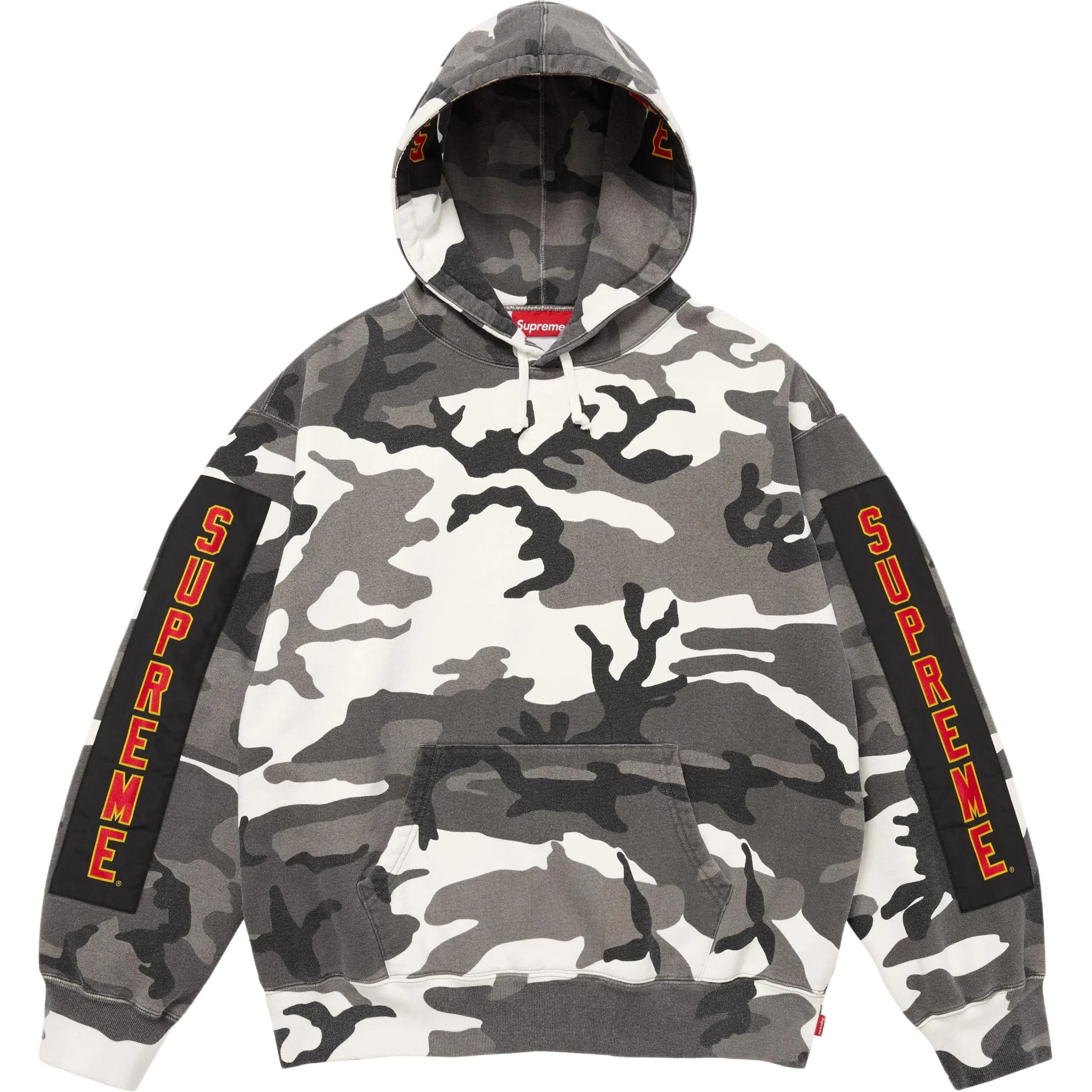 Supreme FW25 WEEK5 Woven Patches Hooded Sweatshirt