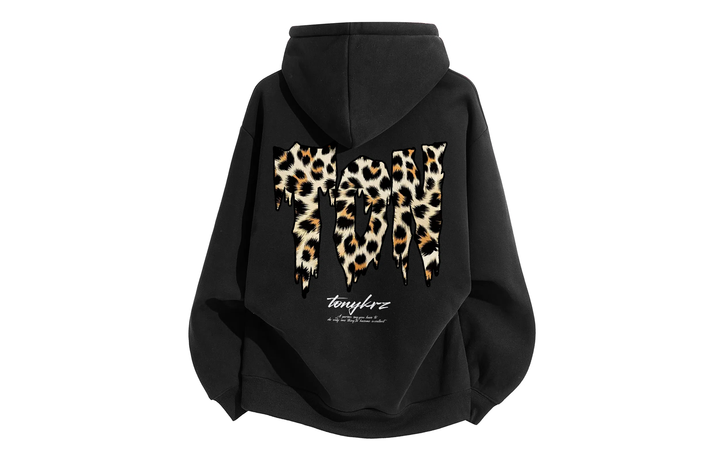 TONYKRZ Leopard Logo Hoodie