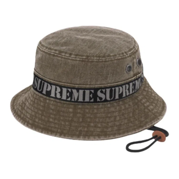Supreme SS23 WEEK17 STENCIL WEBBING BOONIE