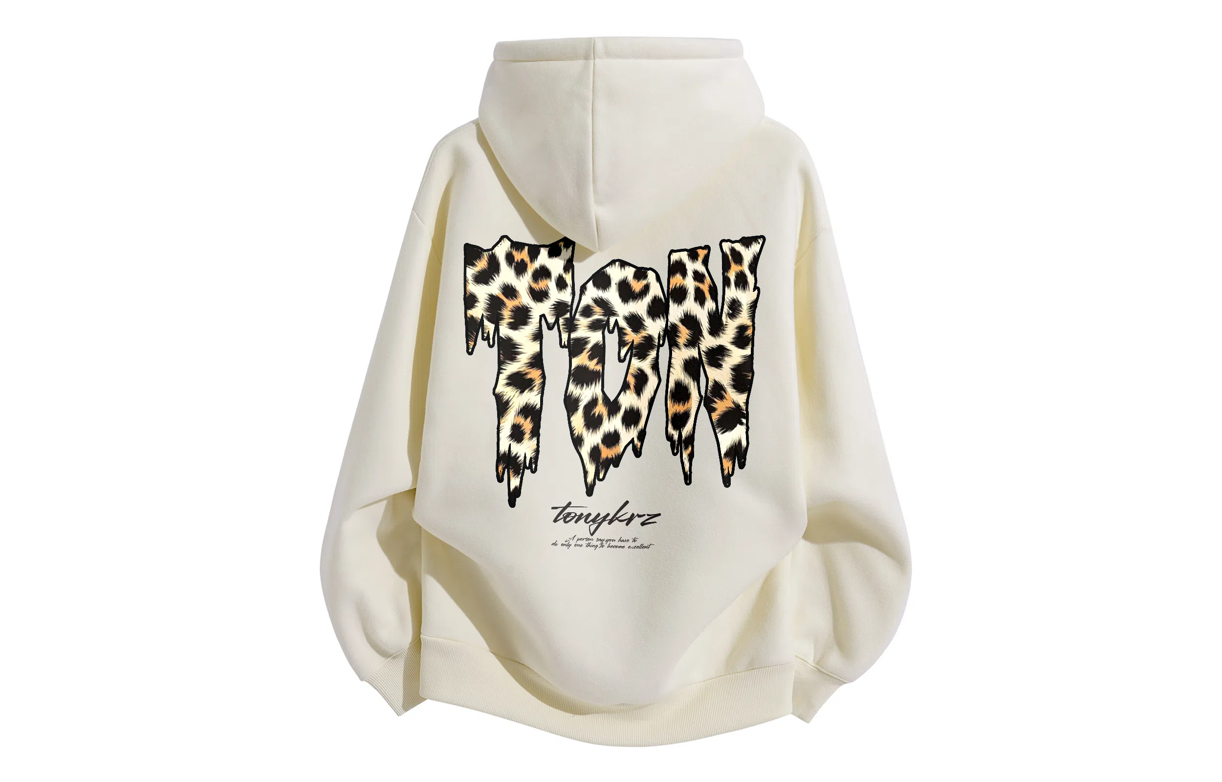 TONYKRZ Leopard Logo Hoodie