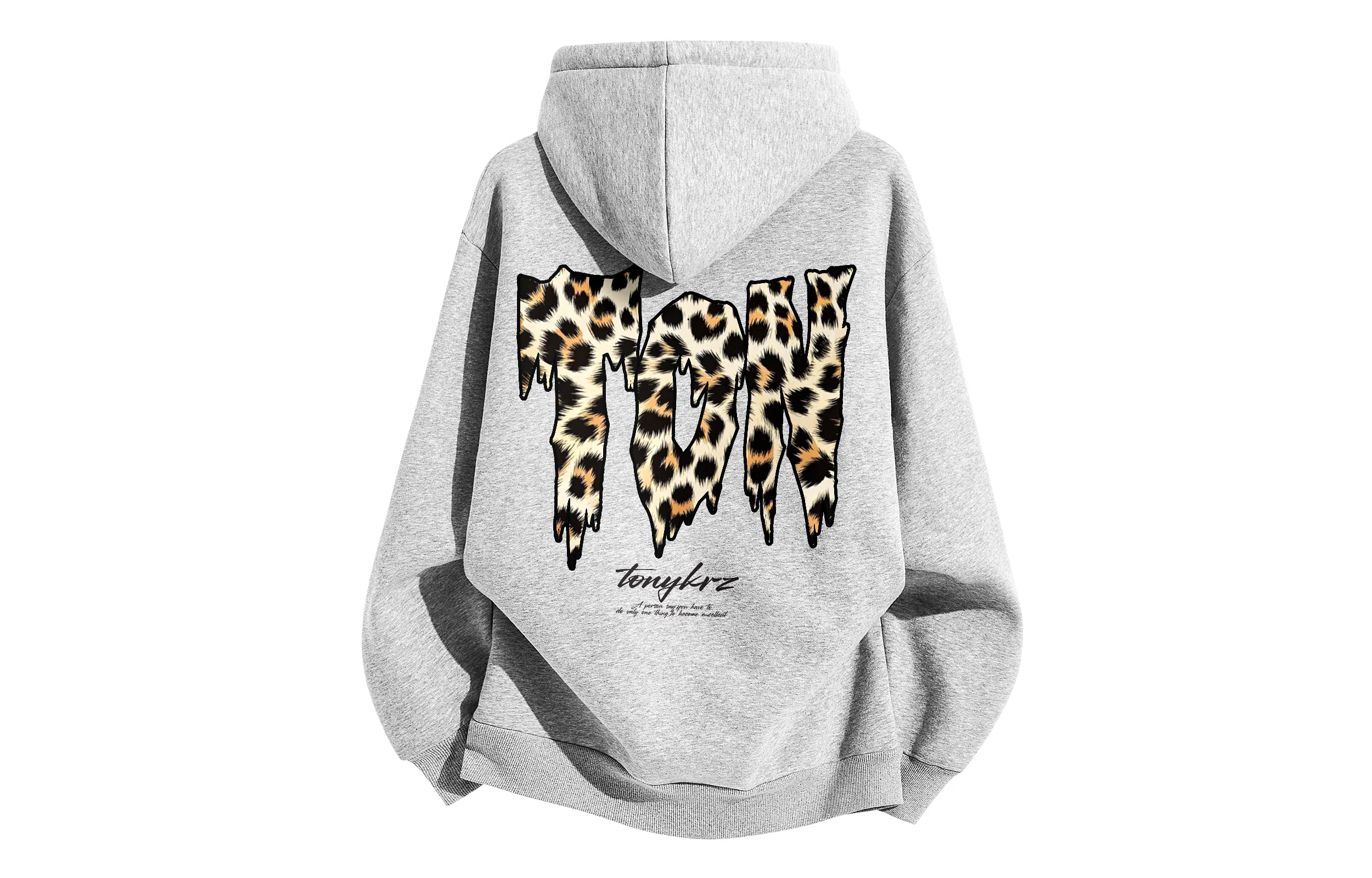 TONYKRZ Leopard Logo Hoodie