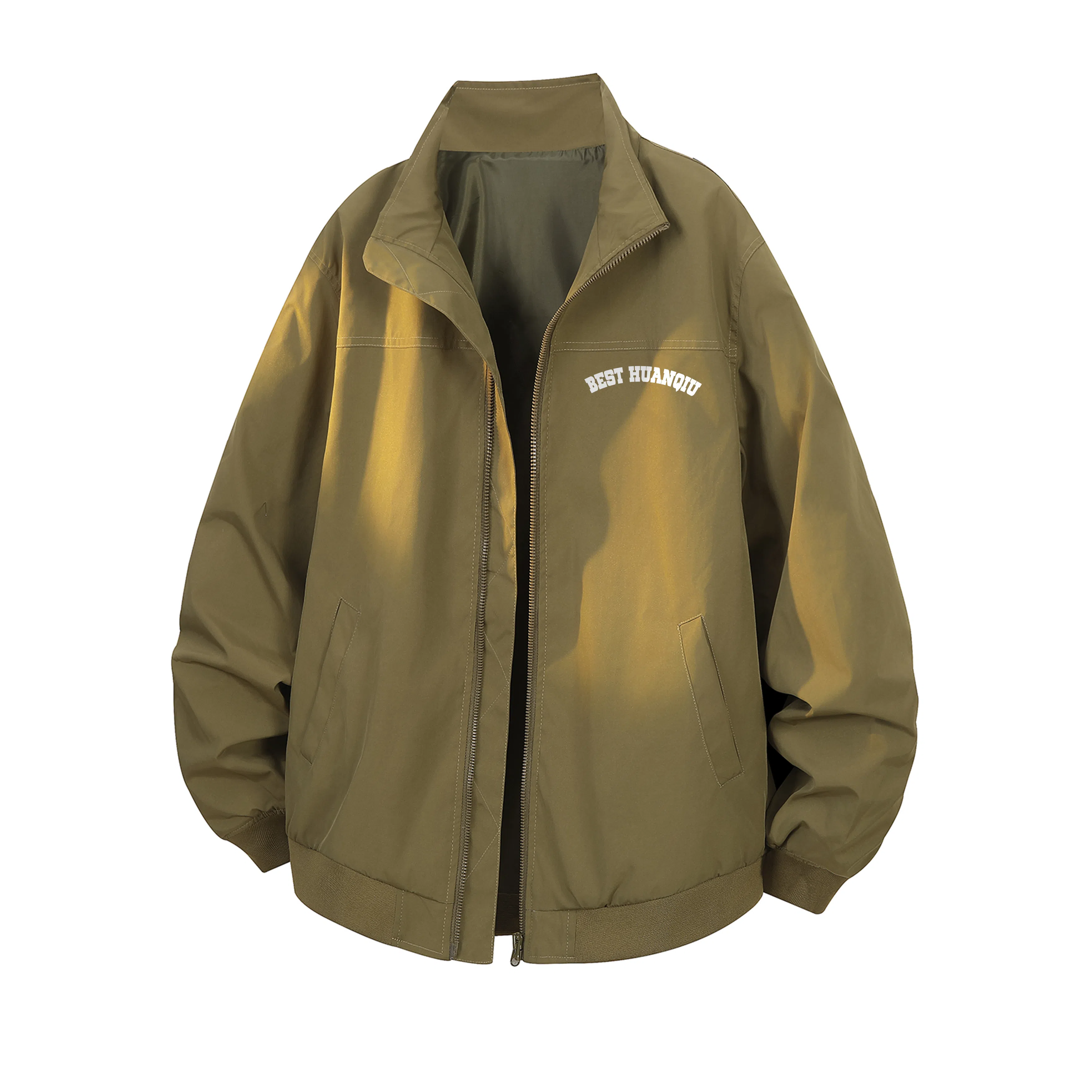 HUANQIU Classic Logo Zip Jacket