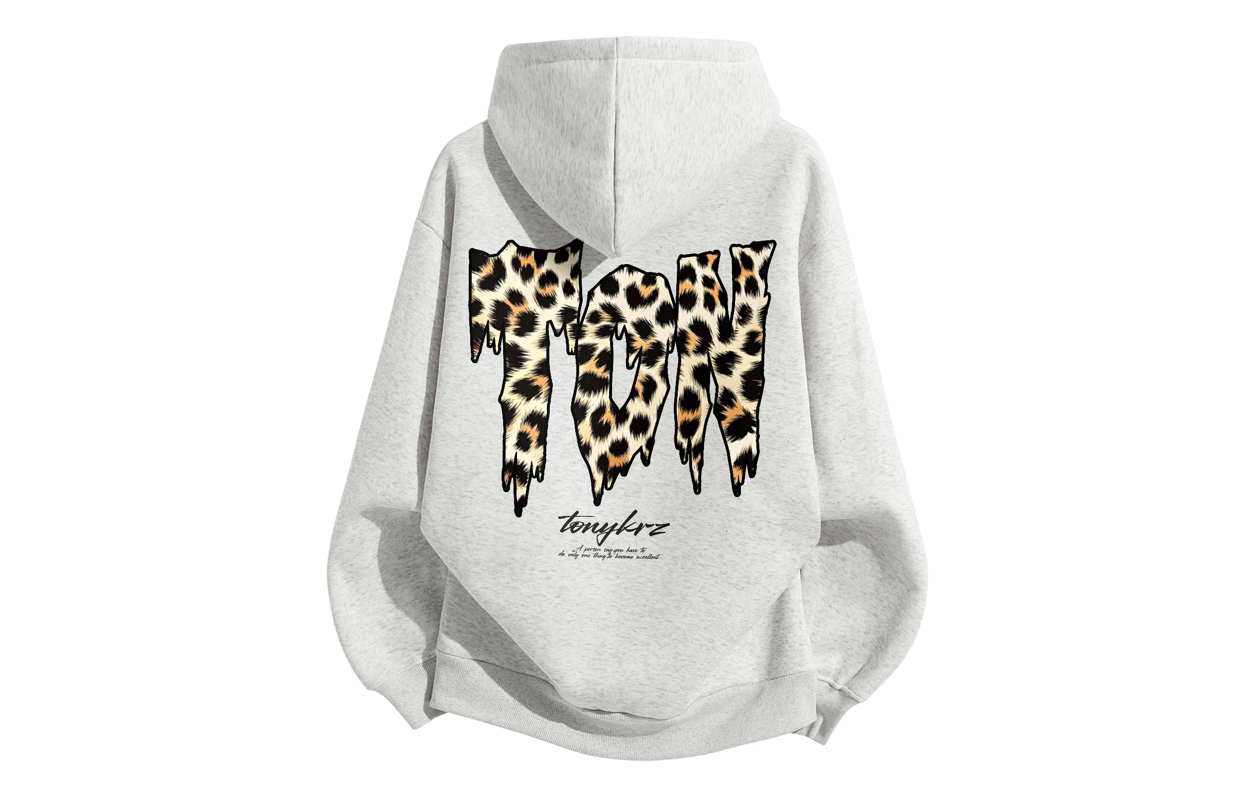 TONYKRZ Leopard Logo Hoodie