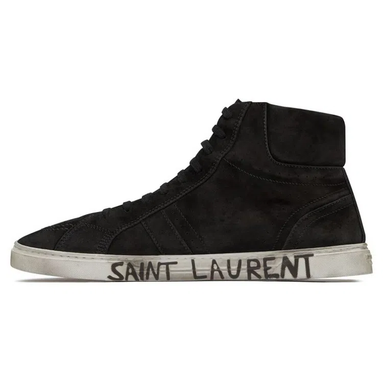 Saint Laurent High Top Sneakers Black