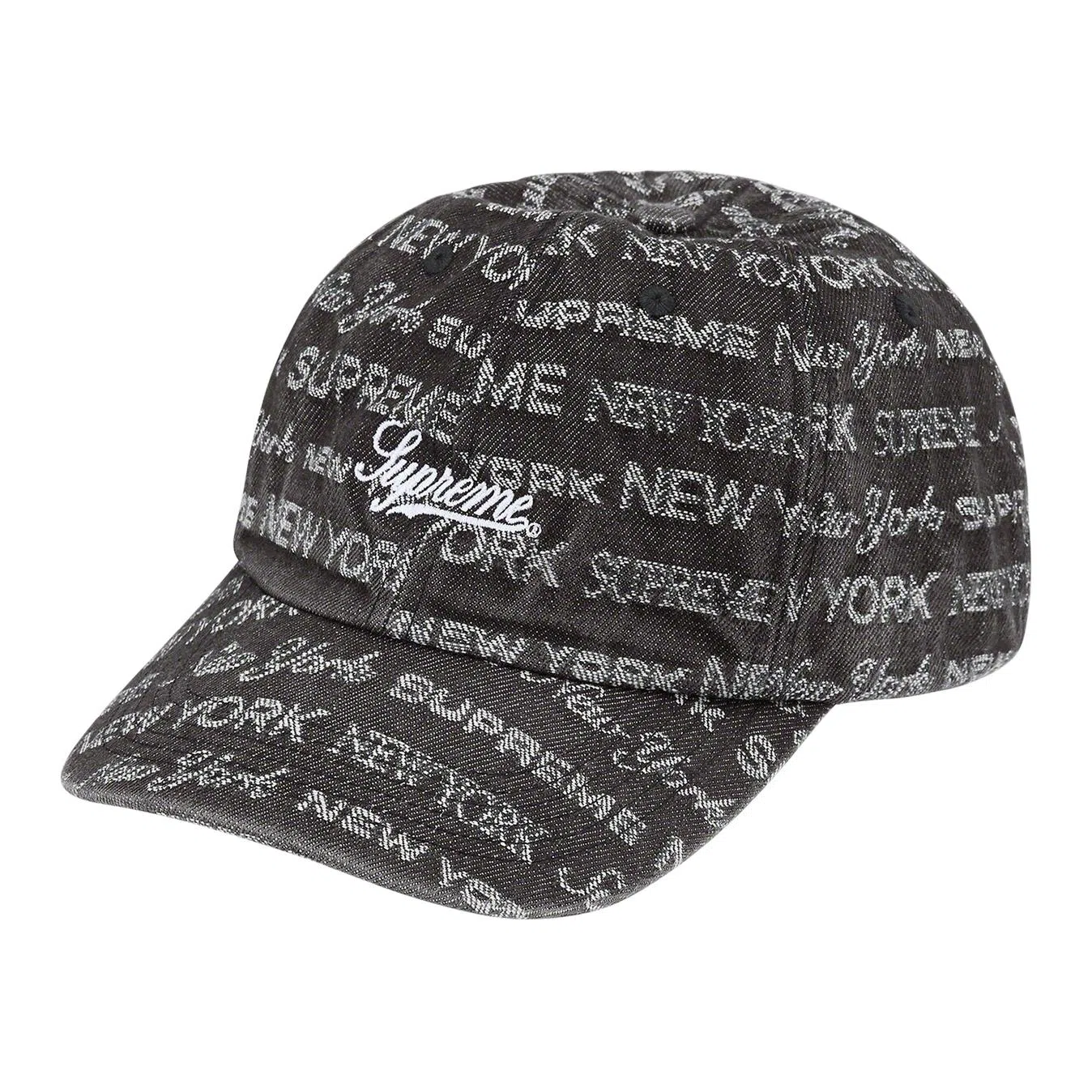 Supreme Jacquard Denim 6-Panel