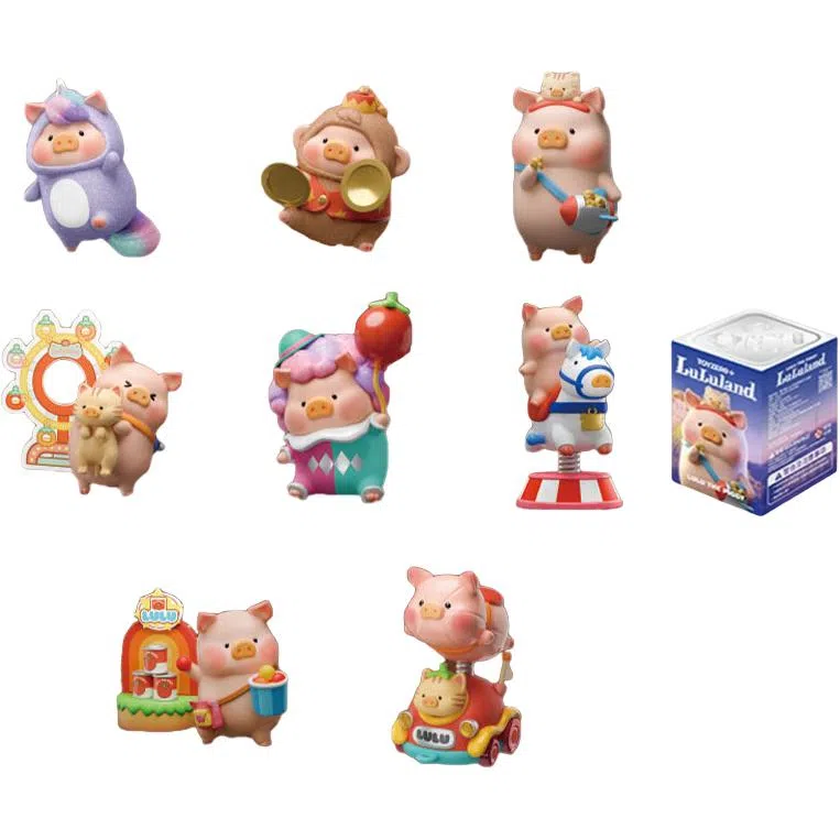 九木杂物社 社罐头猪 缤纷乐园系列 手办摆件潮玩公仔 盲盒类 单个随机