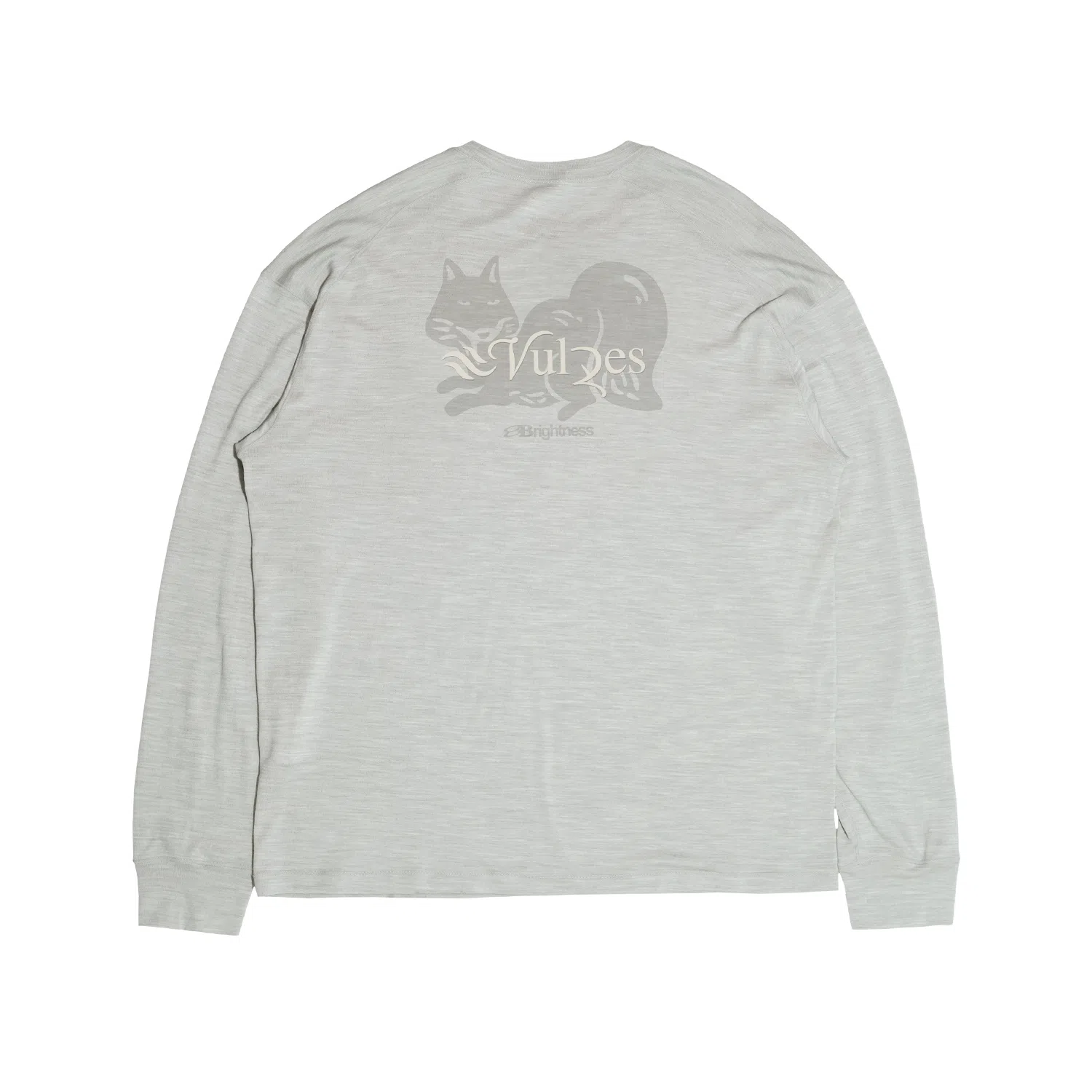 Lanqi Highland Reflective Print Antibacterial COOLMAX Merino Wool Base Layer Long Sleeve Tee Unisex