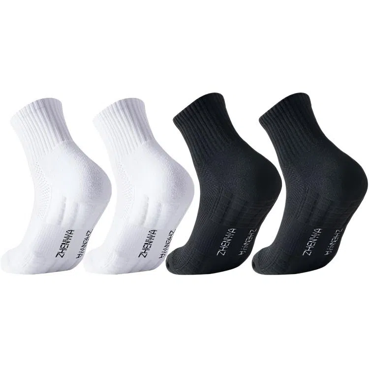 莫代尔 防臭吸湿柔软亲肤舒适透气运动袜宽松不紧绷耐磨耐穿吸湿不粘脚篮球袜抗起球不易变形防滑中筒袜 男女同款