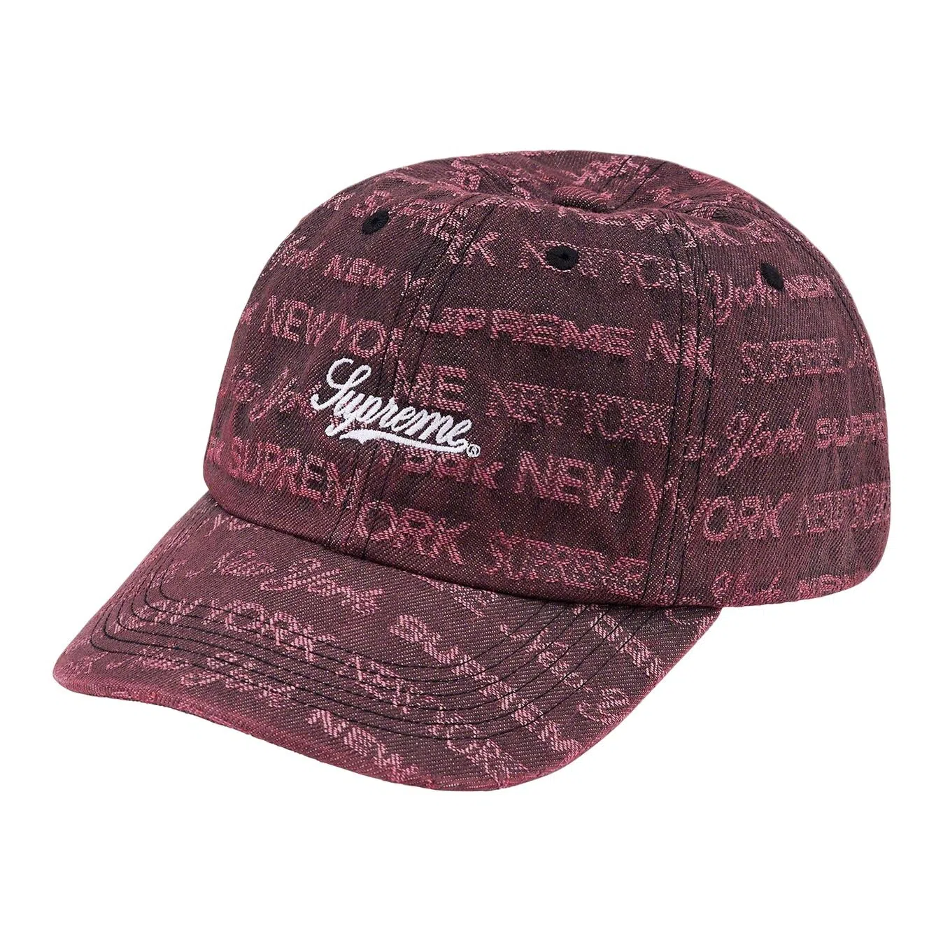 Supreme Jacquard Denim 6-Panel