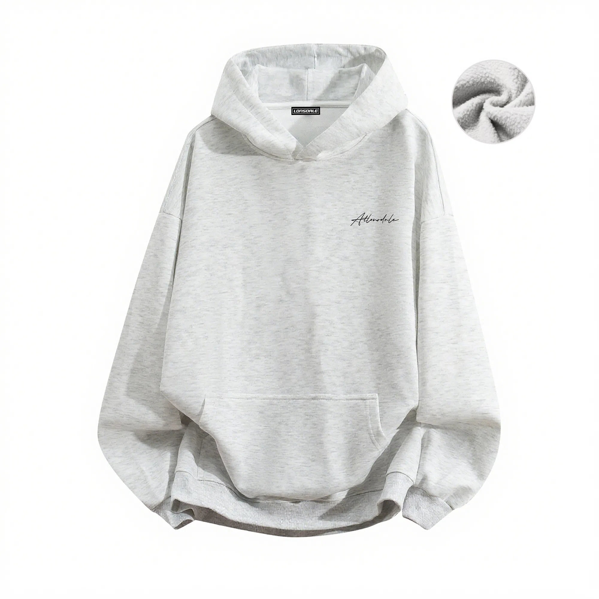 Lonsdale Signature Logo Pullover Hoodie