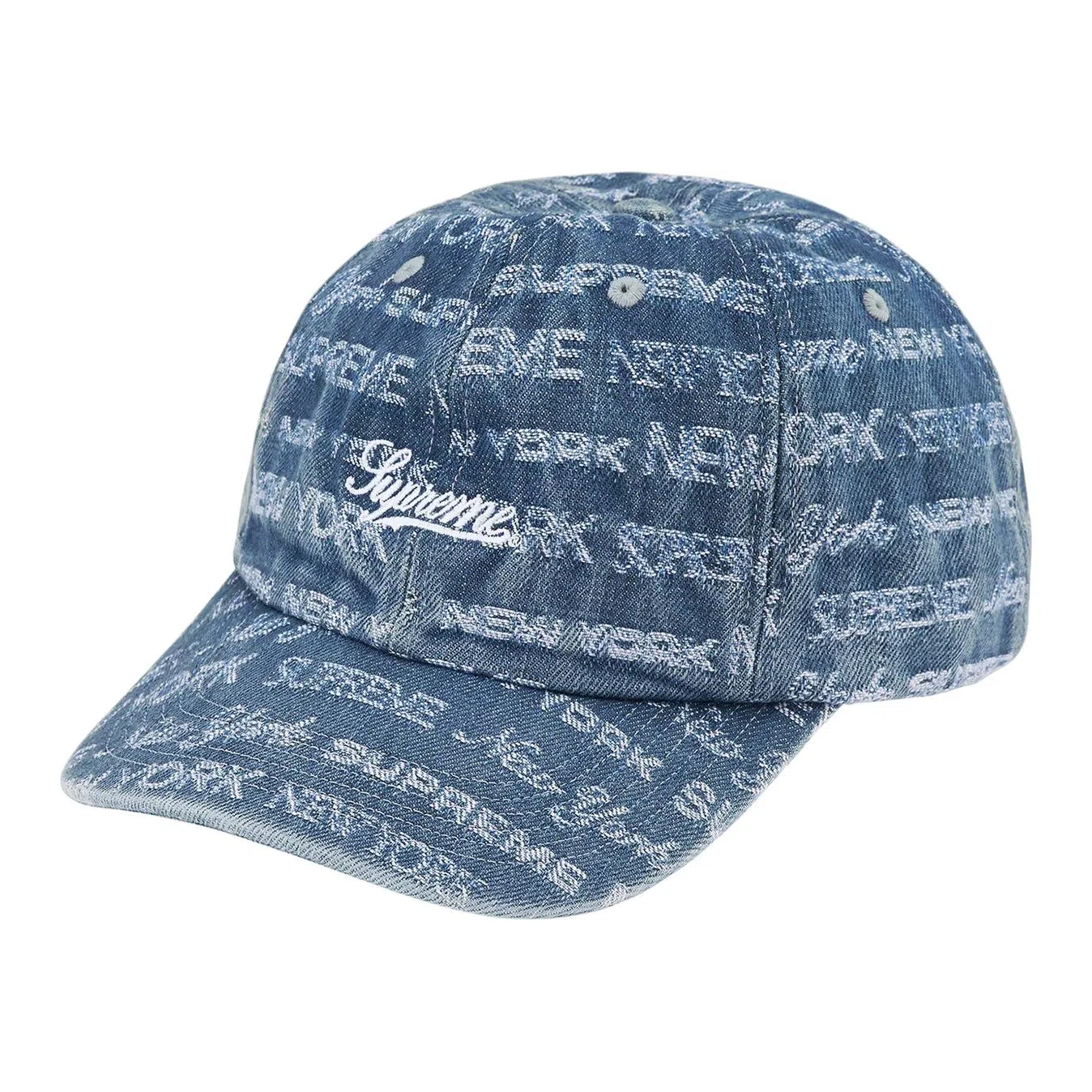 Supreme Jacquard Denim 6-Panel