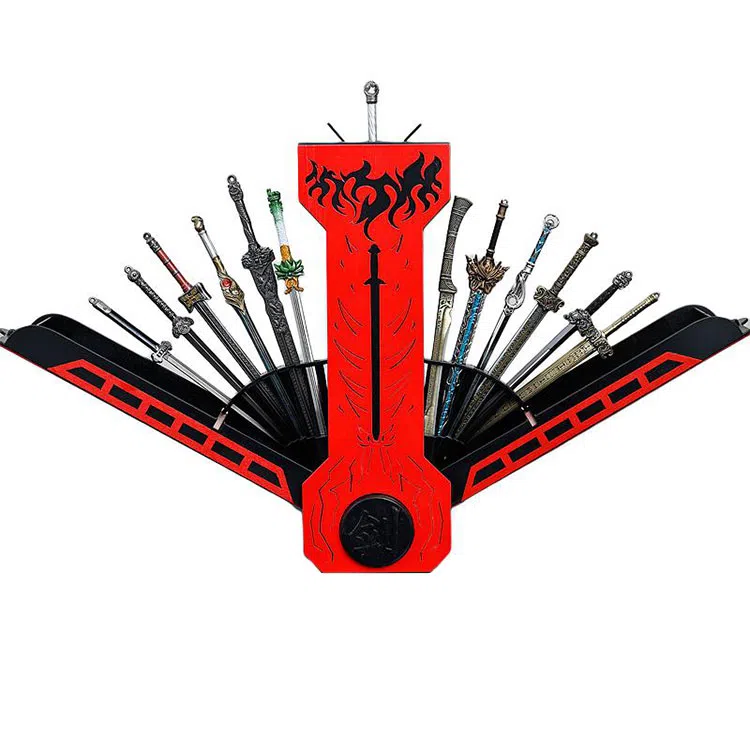 咕轹 十三式无双剑匣剑九黄宝剑金属兵器收纳盒 其他静态模型