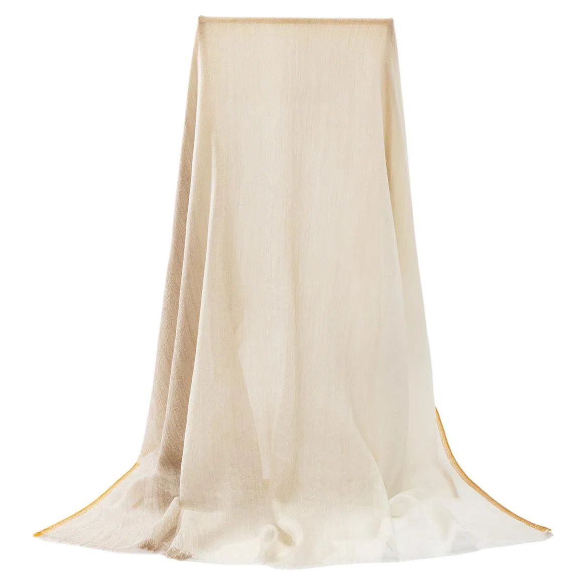 一米画纱 轻奢色织轻盈柔软亲肤细腻保暖外搭气质披肩高级感 山羊绒 绒线围巾 女款