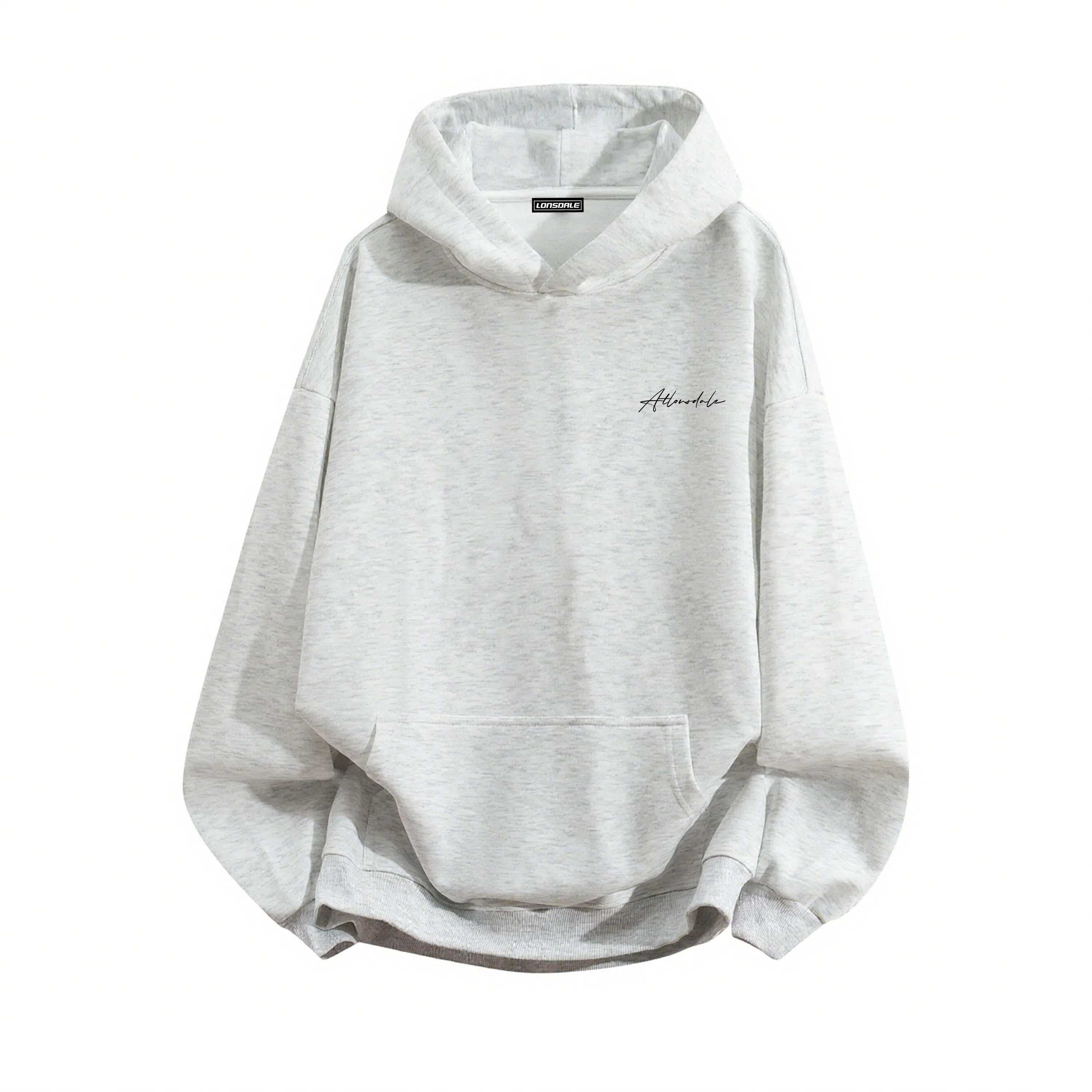 Lonsdale Signature Logo Pullover Hoodie