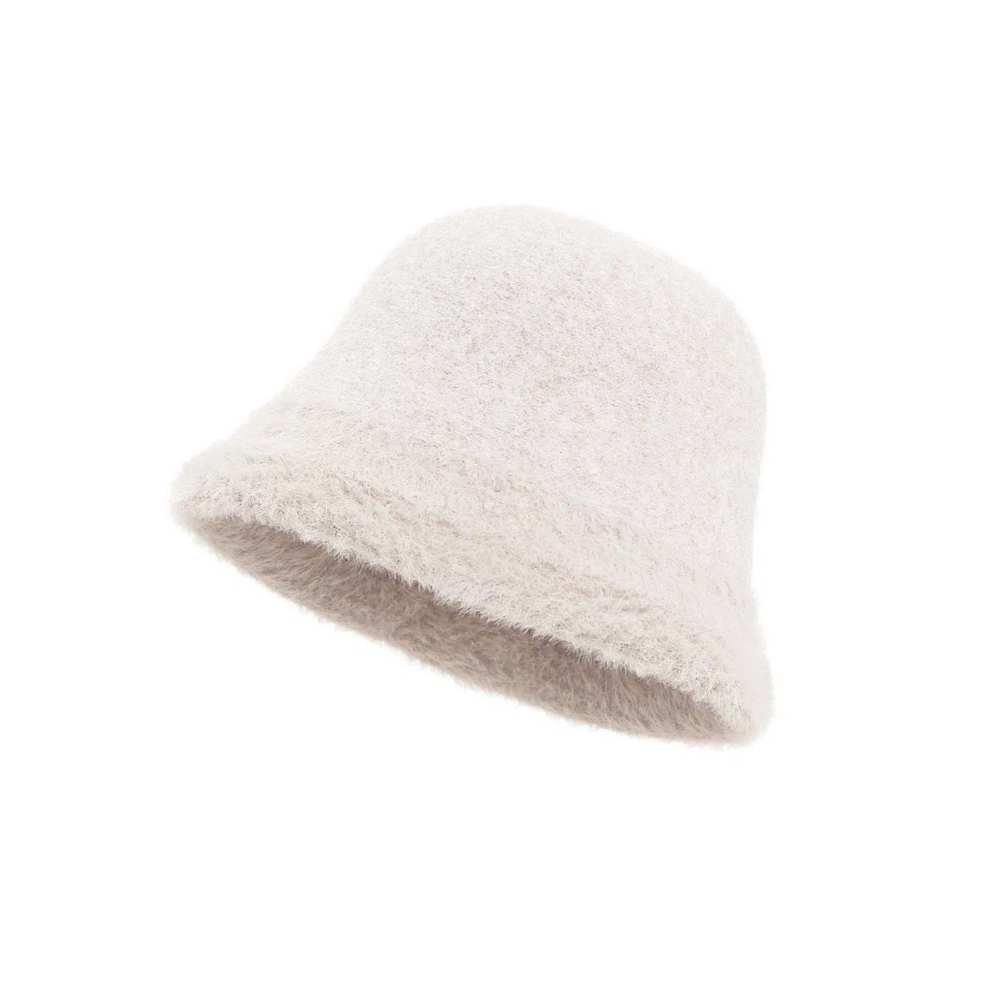 稻草人 毛绒水桶帽保暖防寒 简约百搭时尚 显脸小 涤纶 渔夫帽 女款