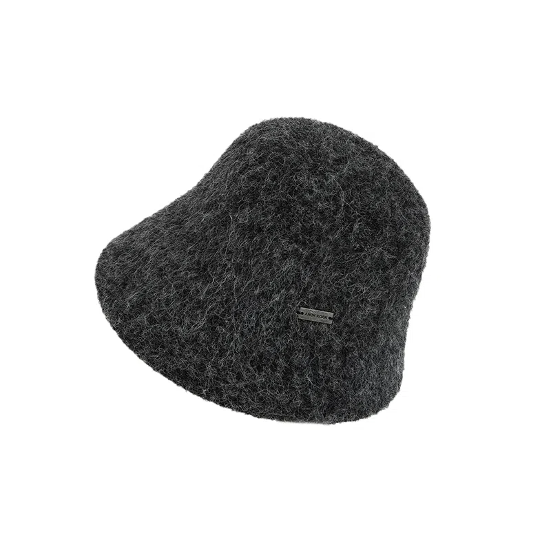 稻草人 小香风优雅针织 韩版百搭显脸小 聚酯纤维 渔夫帽 女款