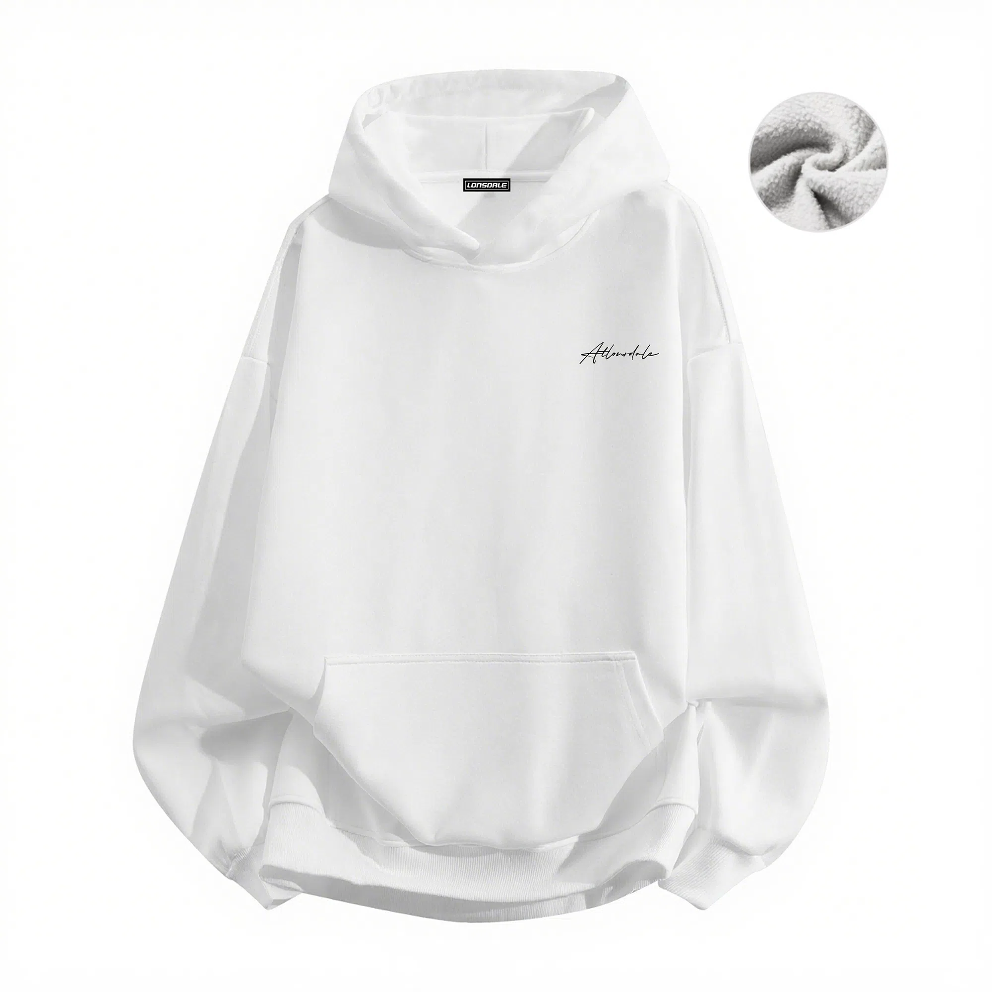 Lonsdale Signature Logo Pullover Hoodie