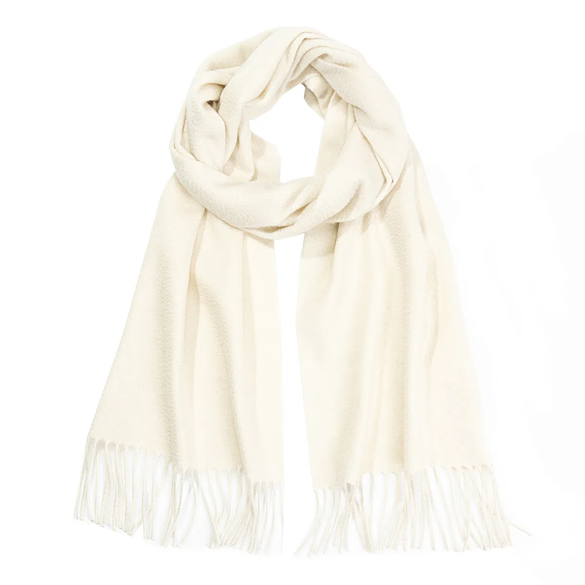 一米画纱 大气流苏加厚温暖时尚简约纯色暖糯亲肤围脖外搭保暖 山羊绒 绒线围巾 男女同款情侣款