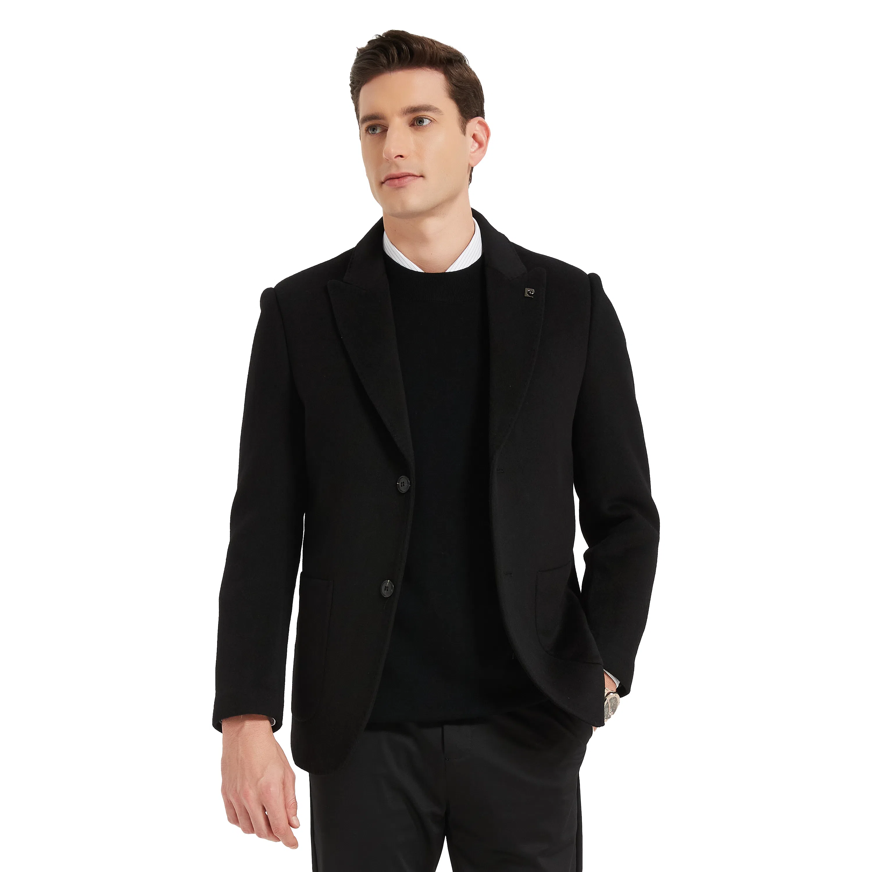 Pierre Cardin Double-Faced Wool Coat