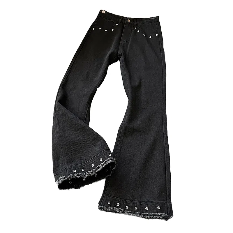 Biyan Vintage Zip Flared Jeans