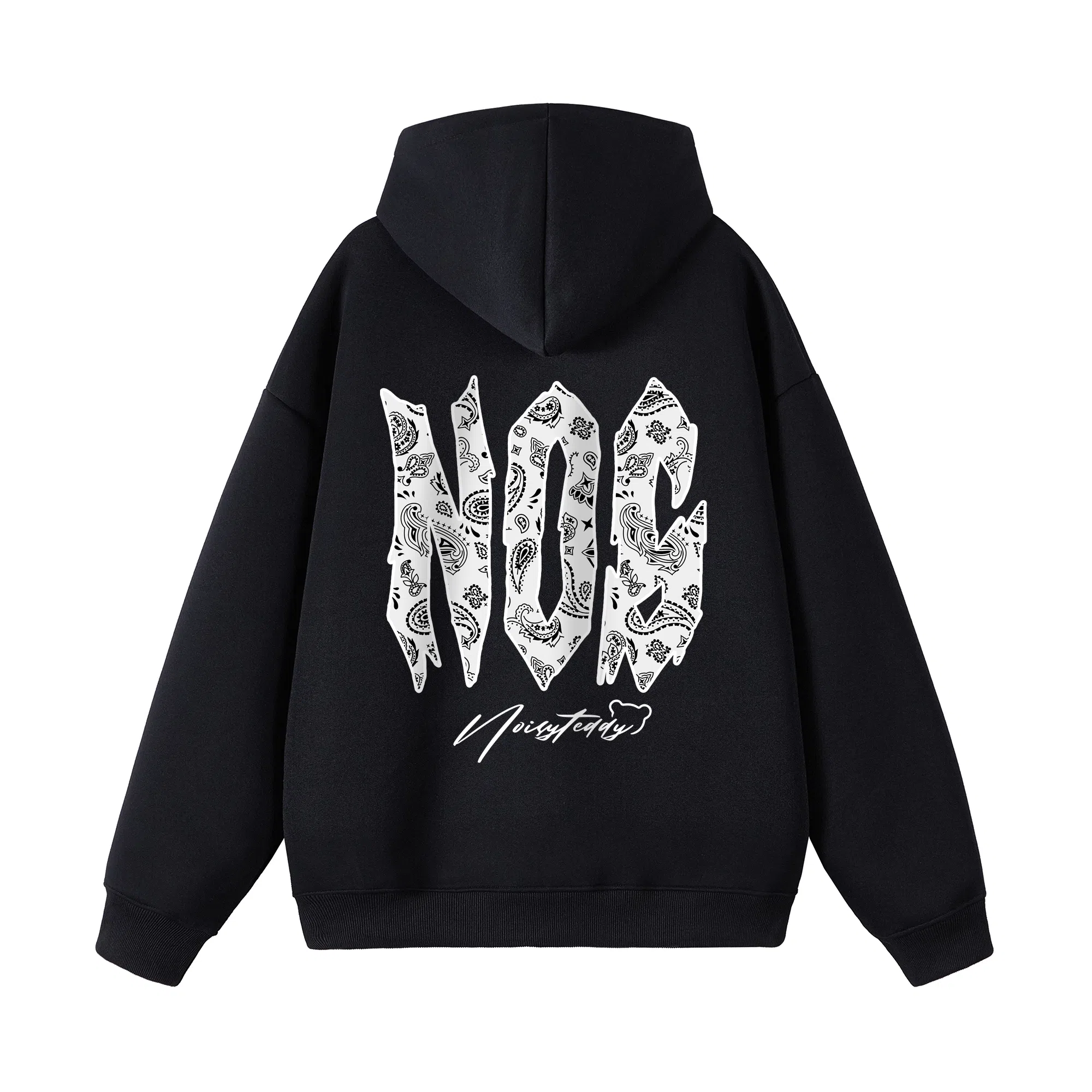 NOISY TEDDY Paisley Logo Hoodie