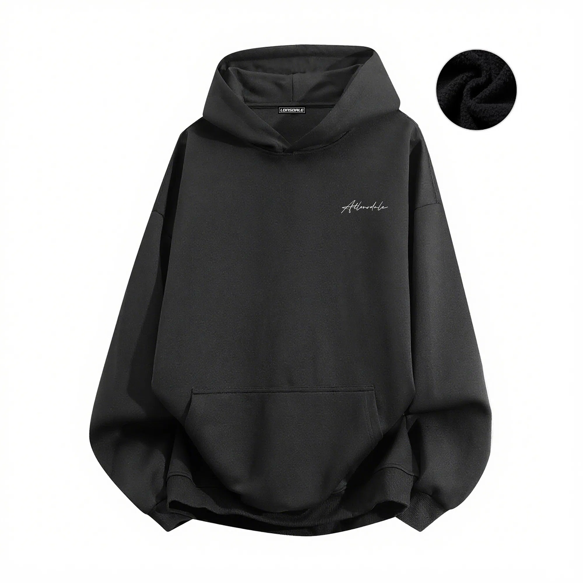 Lonsdale Signature Logo Pullover Hoodie