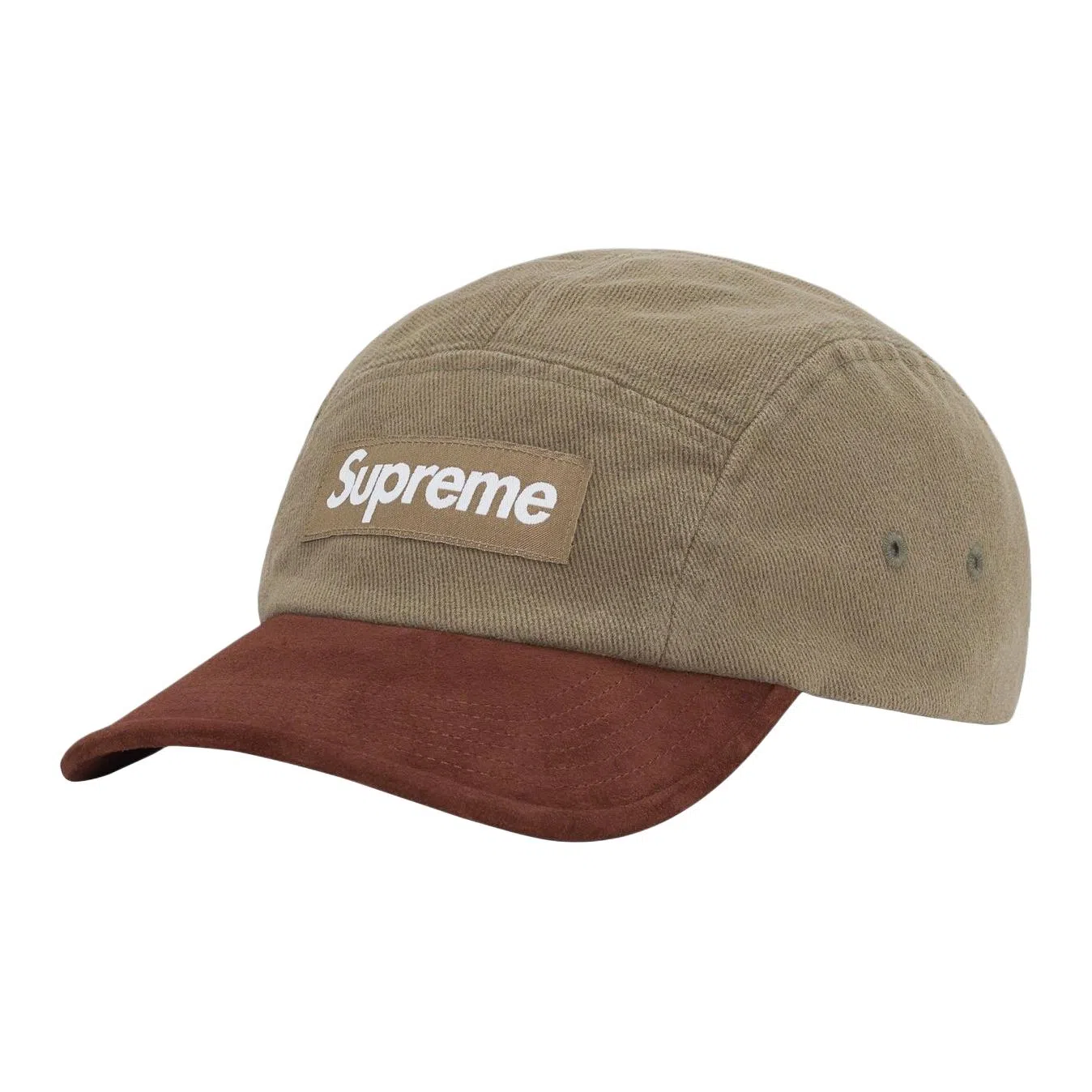 Supreme SS23 WEEK15 SUEDE VISOR CAMP CAP
