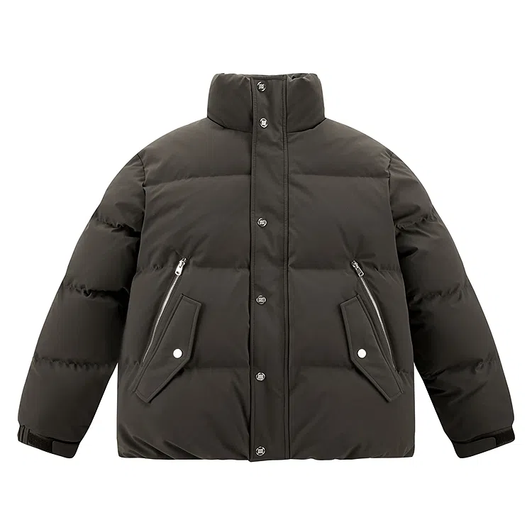 PEACEBIRD MEN Black Gold Down Jacket