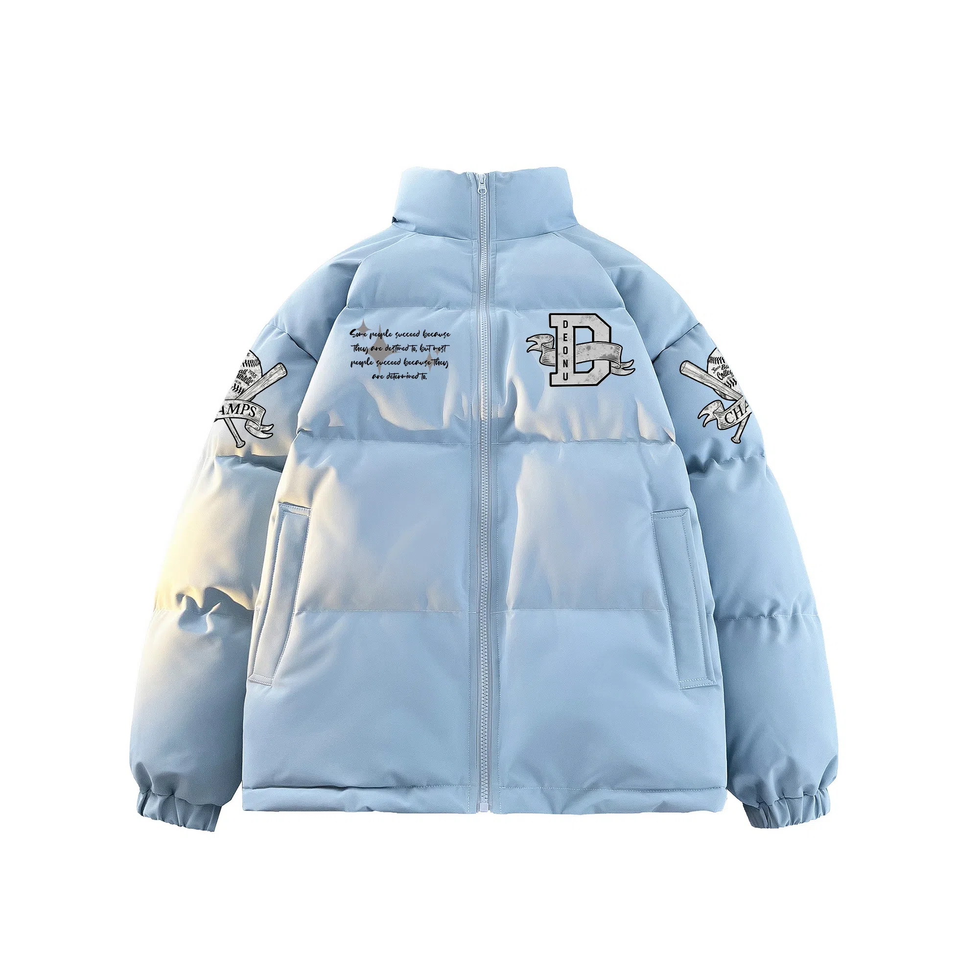 DOENU Retro Logo Puffer Jacket