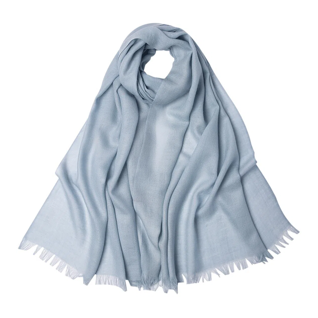 红豆 简约纯色轻盈舒适保暖时尚百搭 羊毛 绒线围巾 男女同款情侣款