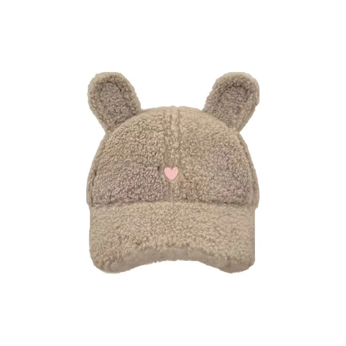 恩僾德 卡通可爱兔耳朵可爱保暖 聚酯纤维 鸭舌帽 男女同款情侣款