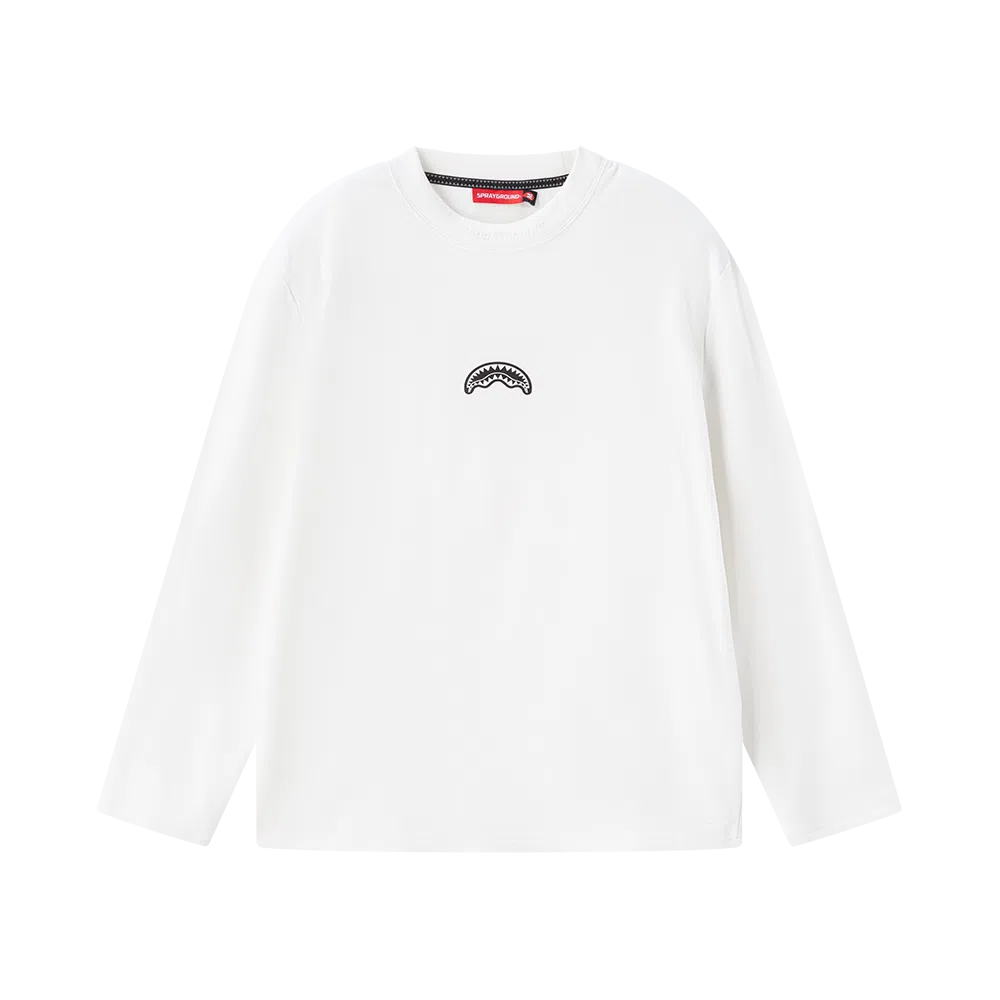 SPRAYGROUND Shark Logo Long Sleeve Tee