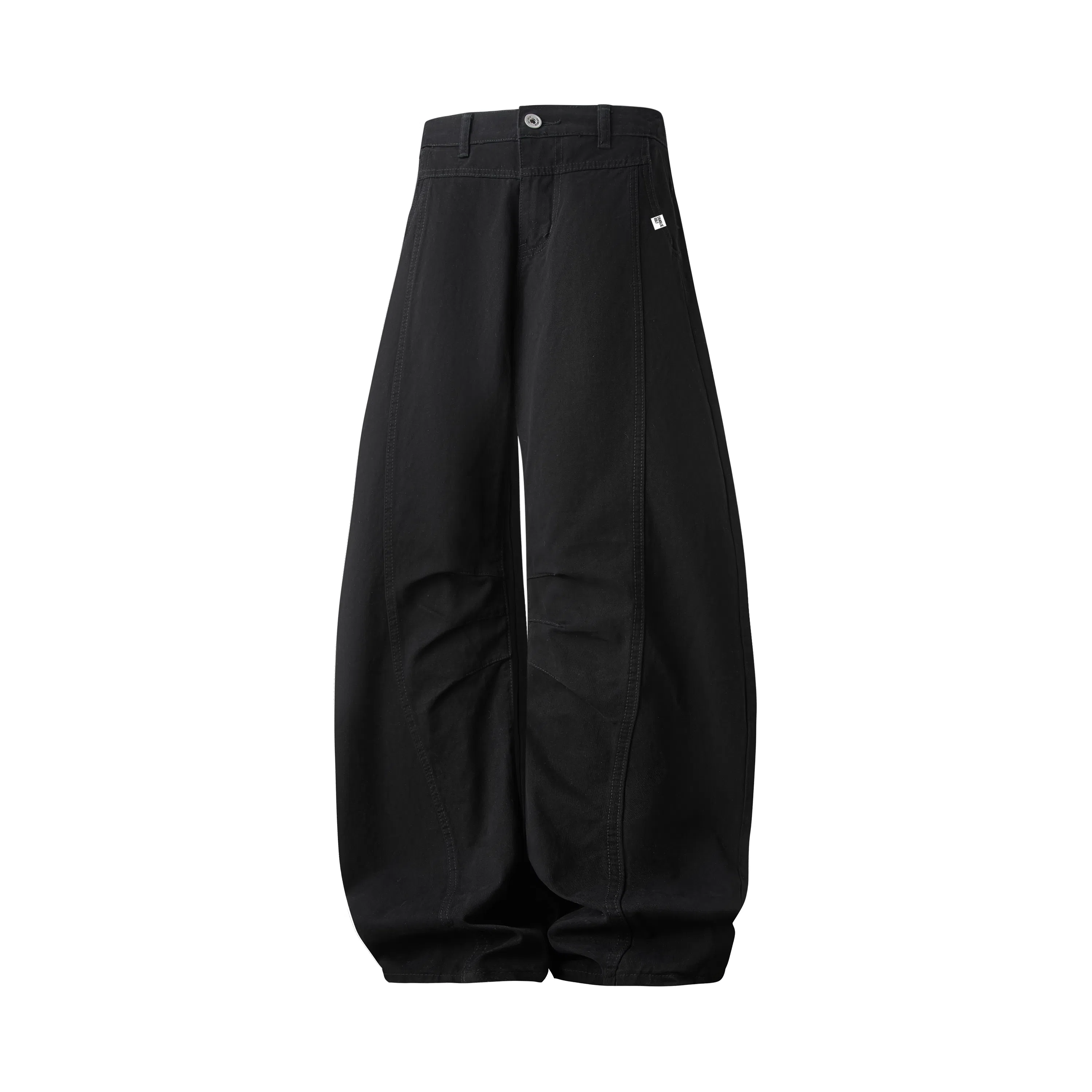 CHARLIE GOLF Retro Logo Wide Straight Jeans