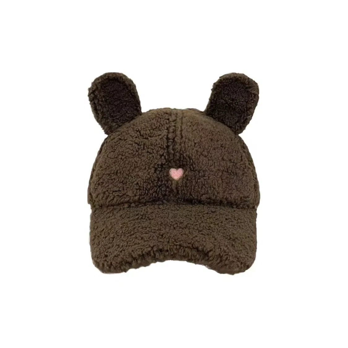 恩僾德 卡通可爱兔耳朵可爱保暖 聚酯纤维 鸭舌帽 男女同款情侣款