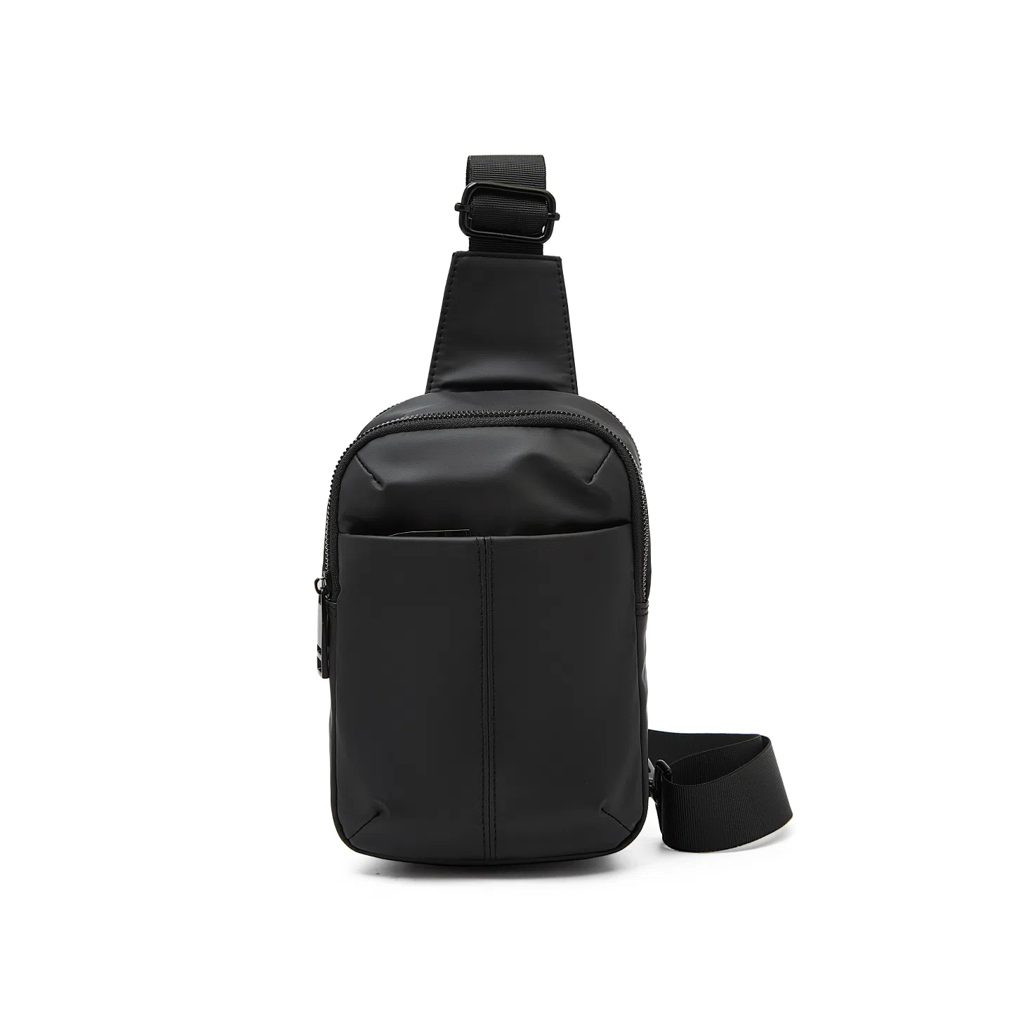 老人头 百搭休闲轻便通勤单肩旅游骑行包 人造革 胸包 男女同款情侣款 多色