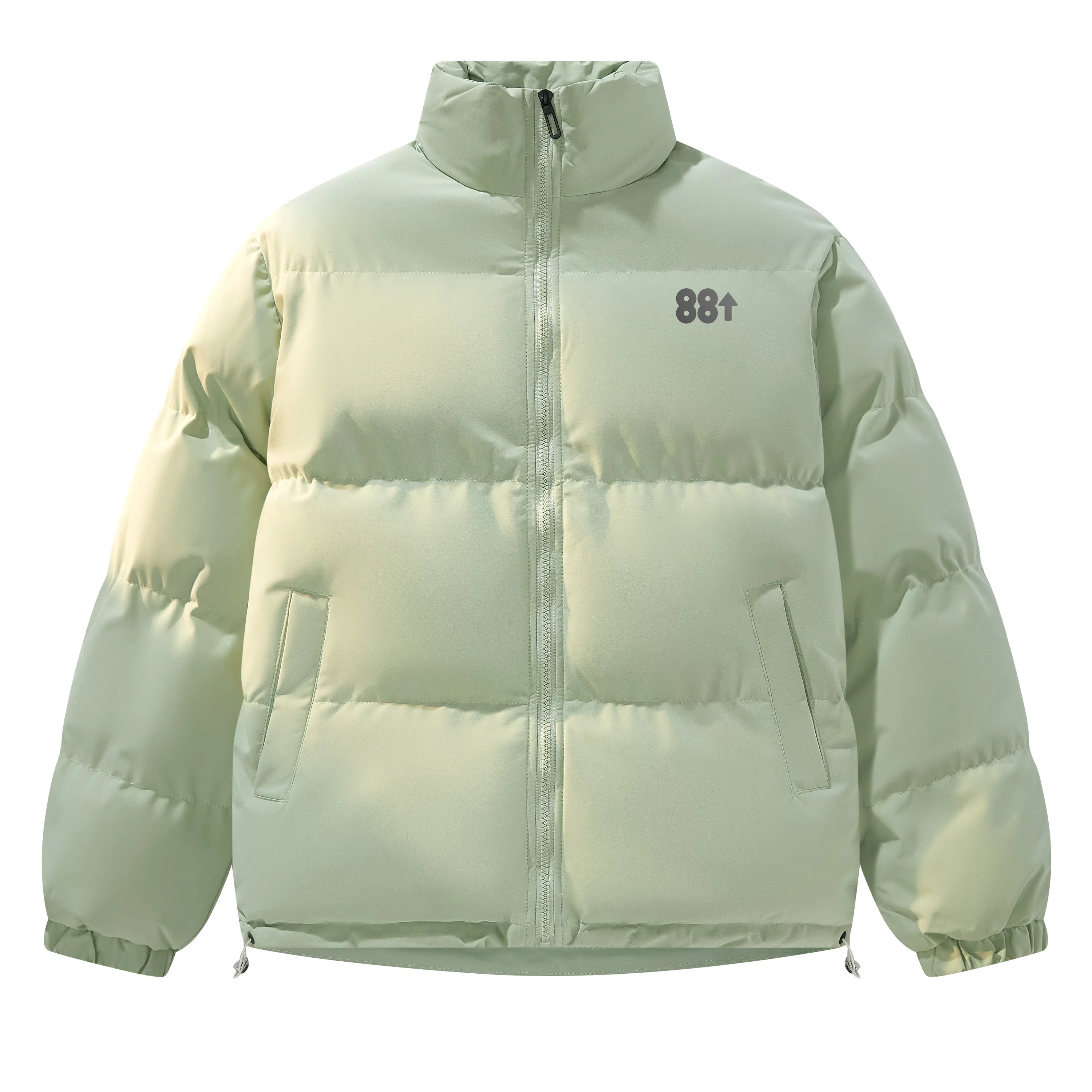 88rising Basic 3M Reflective Logo Puffer Jacket