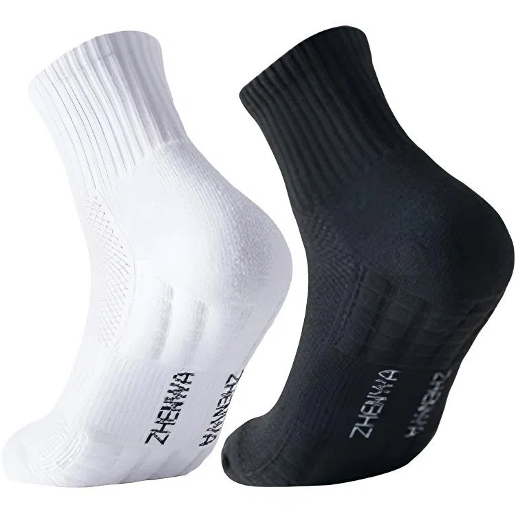 莫代尔 防臭吸湿柔软亲肤舒适透气运动袜宽松不紧绷耐磨耐穿吸湿不粘脚篮球袜抗起球不易变形防滑中筒袜 男女同款