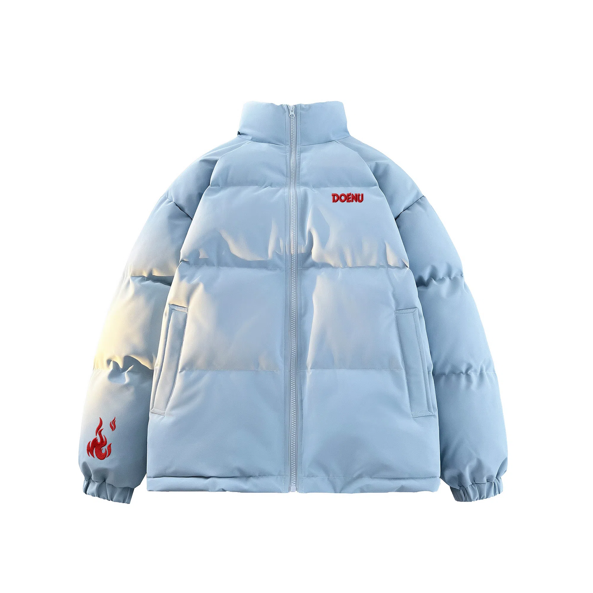 DOENU Embroidered Logo Puffer Jacket
