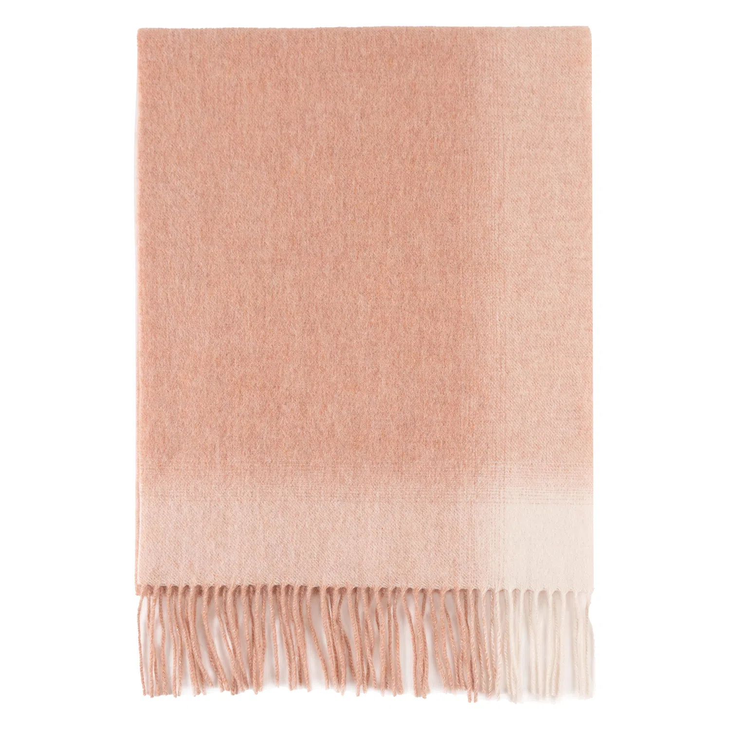 上海故事 必备加厚舒适柔软简约百搭渐变格纹保暖 绵羊毛 披肩 男女同款情侣款