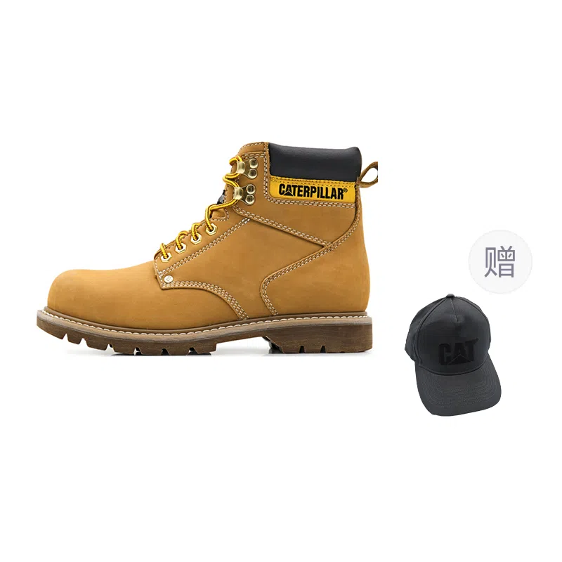 CAT Yellow Martin Boots