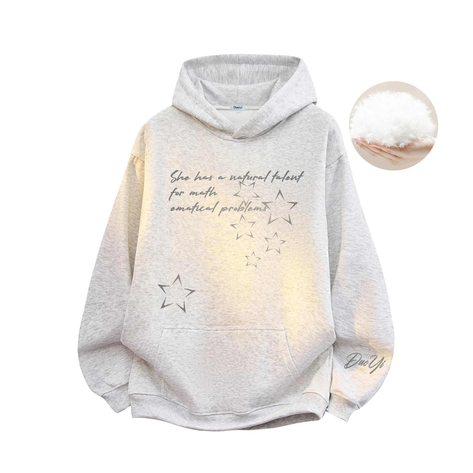 Duoyi Star Logo Pullover Down Jacket