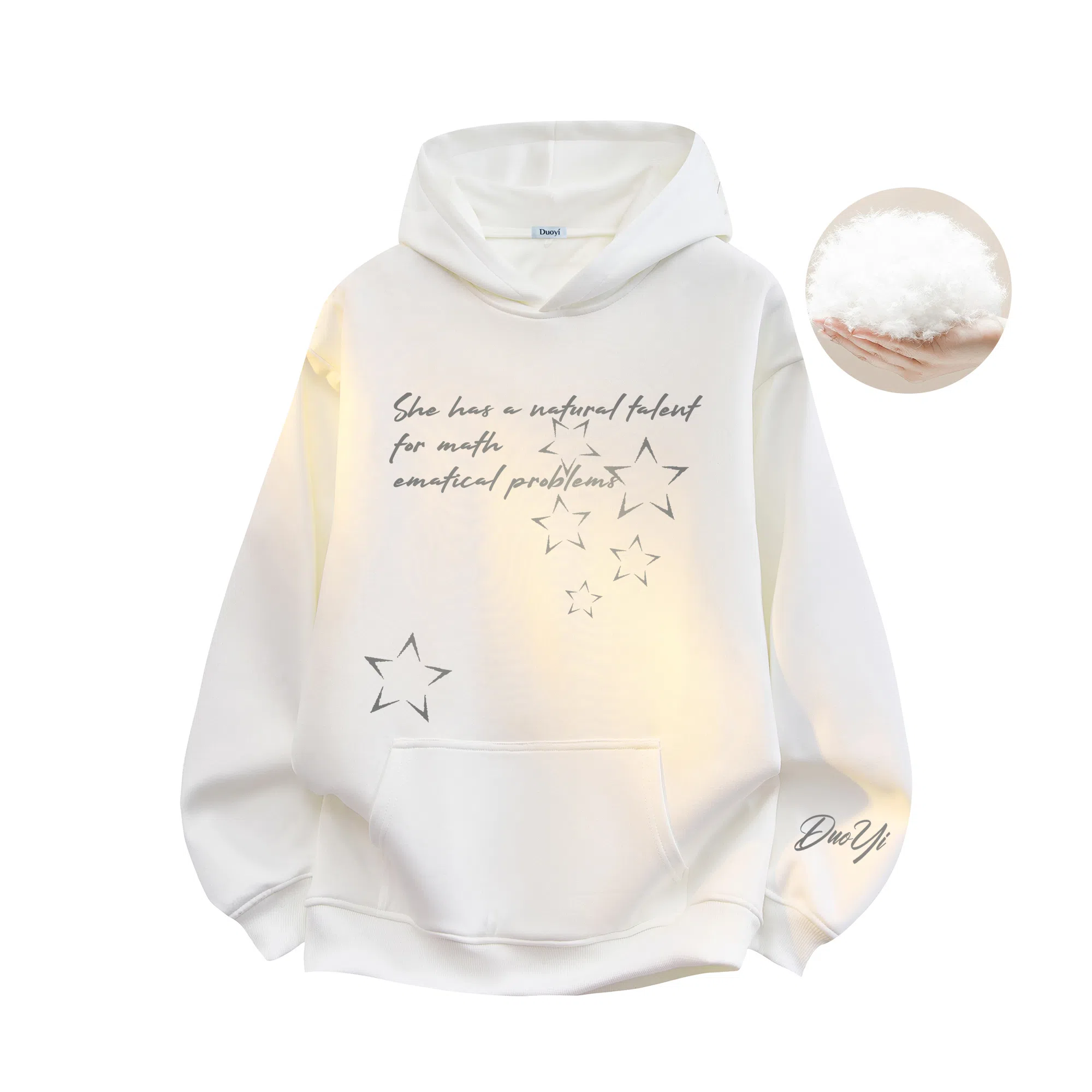 Duoyi Star Logo Pullover Down Jacket