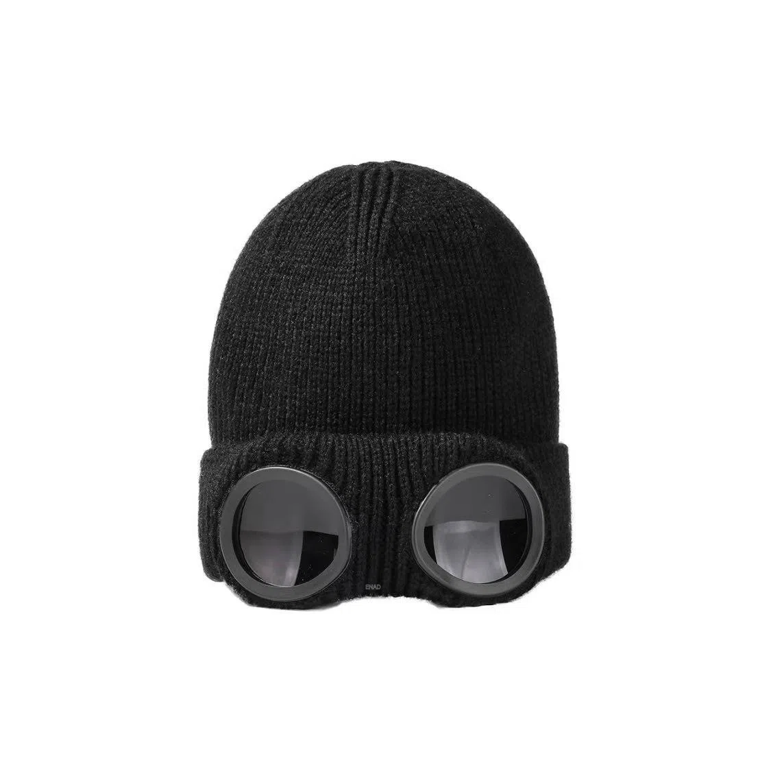 恩僾德 秋冬季飞行员眼镜百搭潮人冷帽滑雪帽子显脸小保暖小众百搭高颜值护耳朵 针织 绒线帽 男女同款情侣款