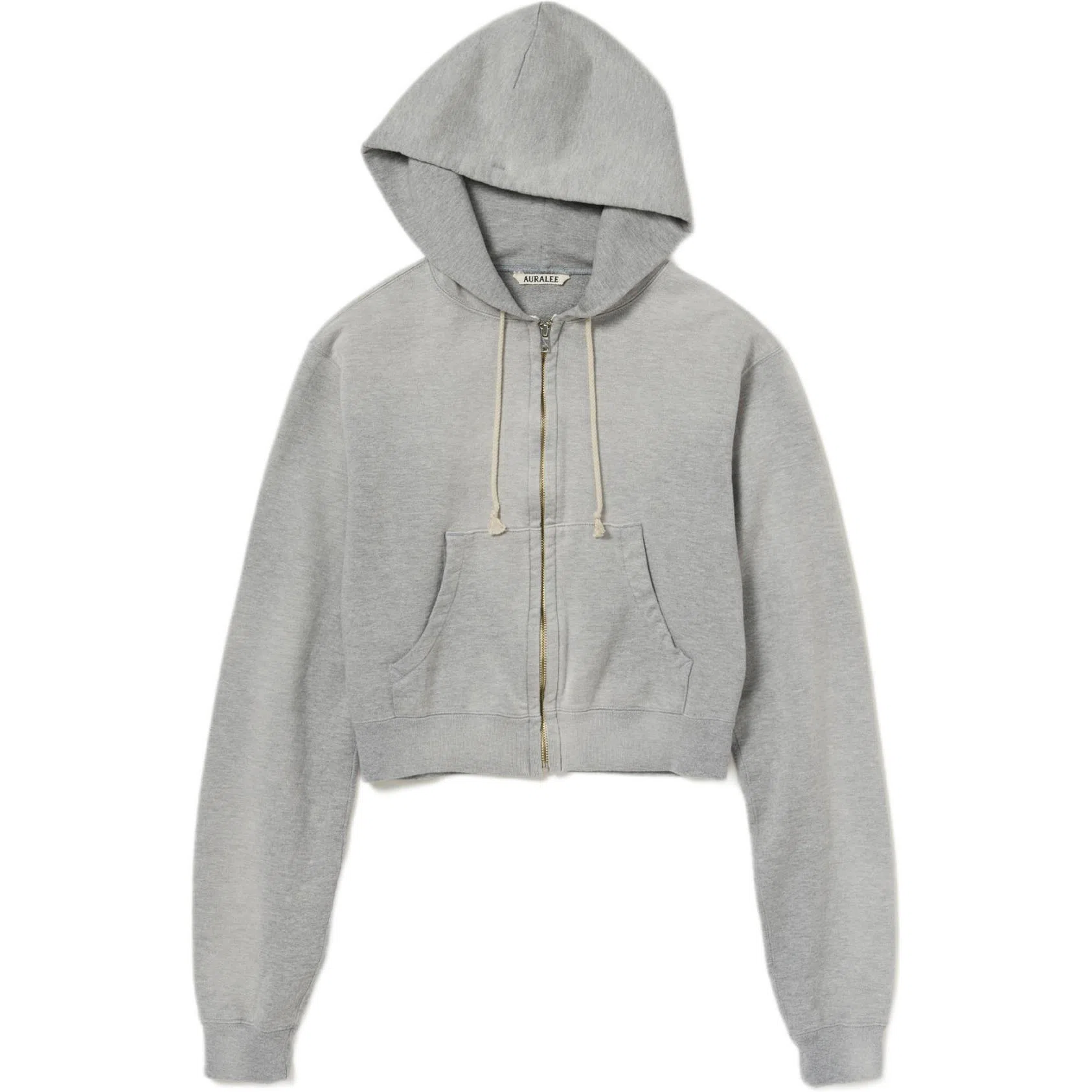 Auralee FW25 PRODUCT DYED PIMA LIGHT SWEAT ZIP PARKA